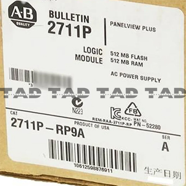 Allen-Bradley 2711P-RP9A PanelView Plus 6 700-1500 Logic Module