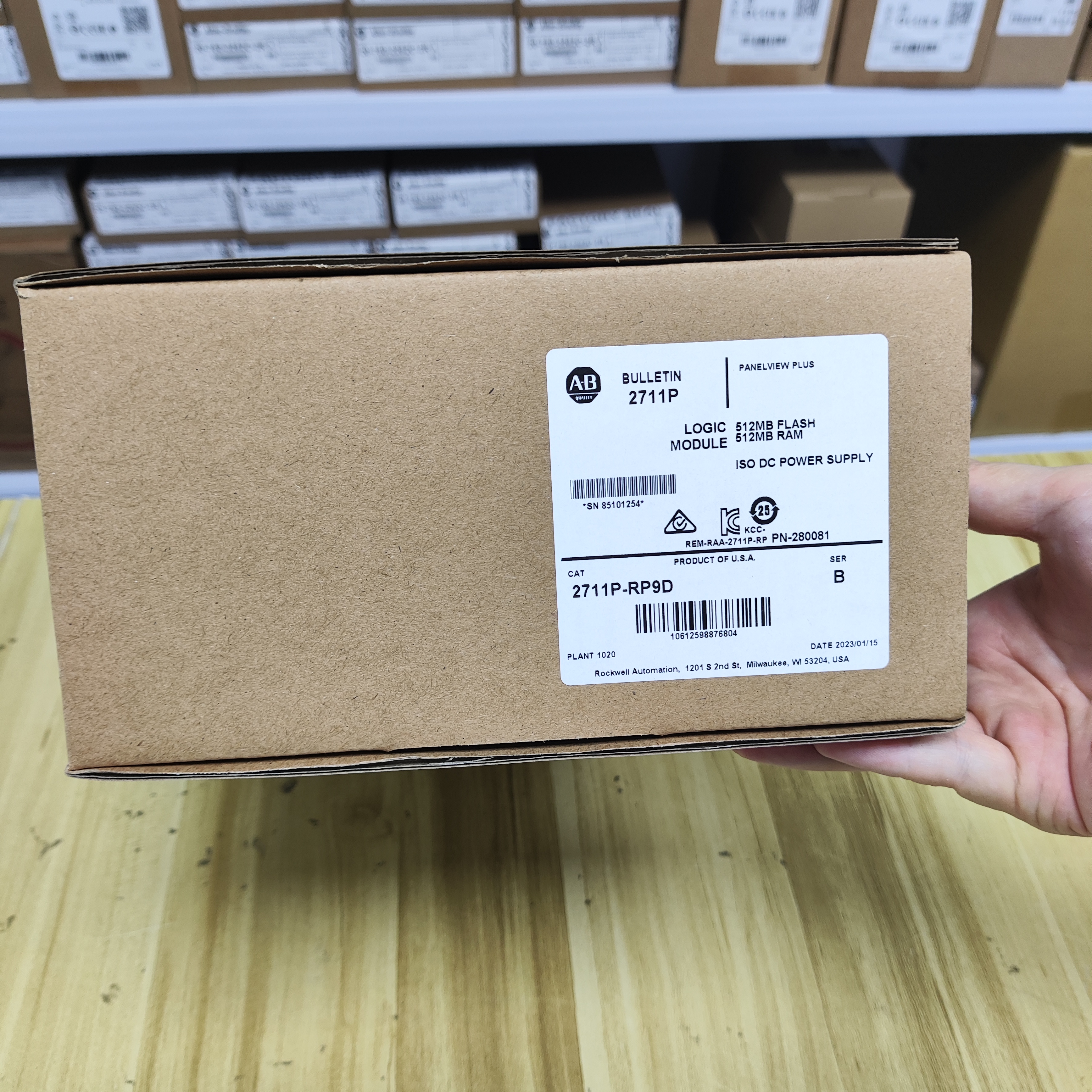 Allen-Bradley 2711P-RP9D PanelView Plus 6 700-1500 Logic Module