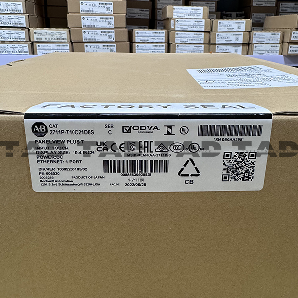 Allen-Bradley 2711P-T10C21D8S Best Selling PanelView Plus 7 Standard 10 Terminal