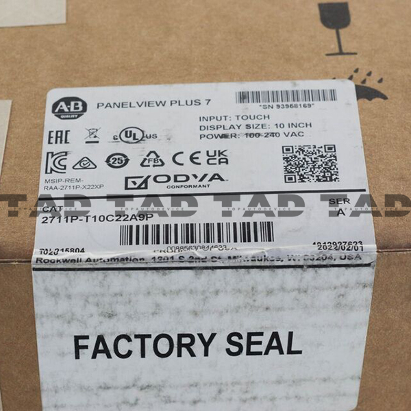 Allen-Bradley 2711P-T10C22A9P PanelView Plus 7 Graphic Terminal