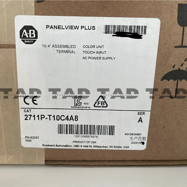 Allen-Bradley 2711P-T10C4A8 PanelView Plus Terminal