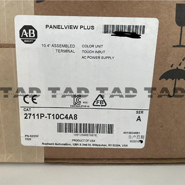 Allen-Bradley 2711P-T10C4A8 PanelView Plus Terminal