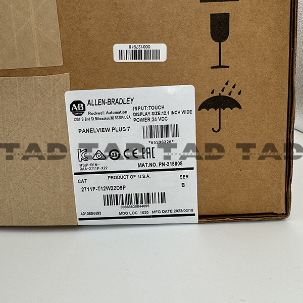 Allen-Bradley 2711P-T12W22D9P PanelView Plus 7 Graphic Terminal