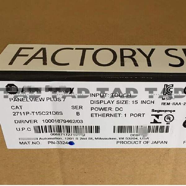 Allen-Bradley 2711P-T15C21D8S PanelView Plus 7 Standard 15 Terminal
