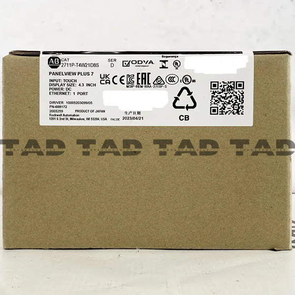 Allen-Bradley 2711P-T4W21D8S PanelView Plus 7 Standard 4 W Terminal