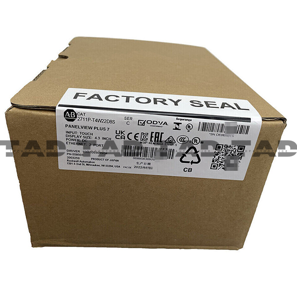 Allen-Bradley 2711P-T4W22D8S PanelView Plus 7 Standard 4 W Terminal