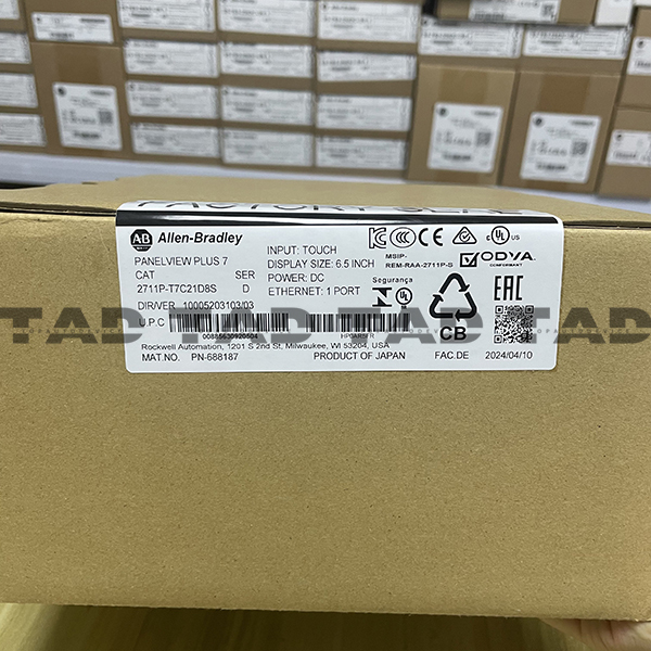 Allen-Bradley 2711P-T7C21D8S PanelView Plus 7 Standard 7 Terminal