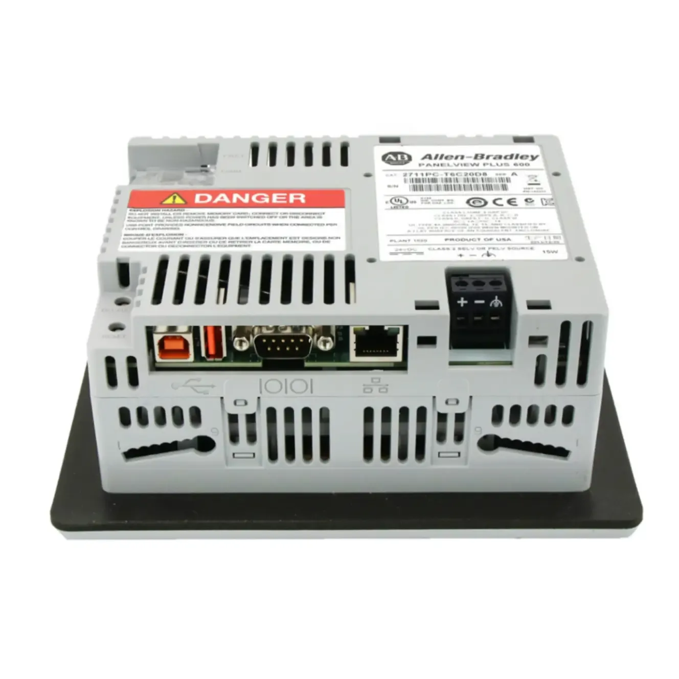 Allen-Bradley 2711PC-T6C20D8 Panel View Plus 6 600 Ethernet RS232