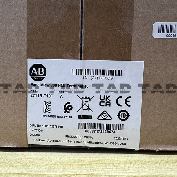 Allen-Bradley 2711R-T10T PANELVIEW 800 10.4-INCH HMI TERMINAL