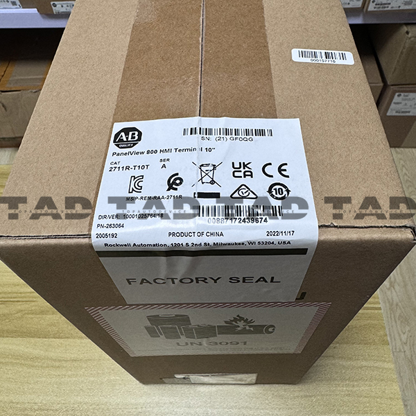 Allen-Bradley 2711R-T10T PANELVIEW 800 10.4-INCH HMI TERMINAL
