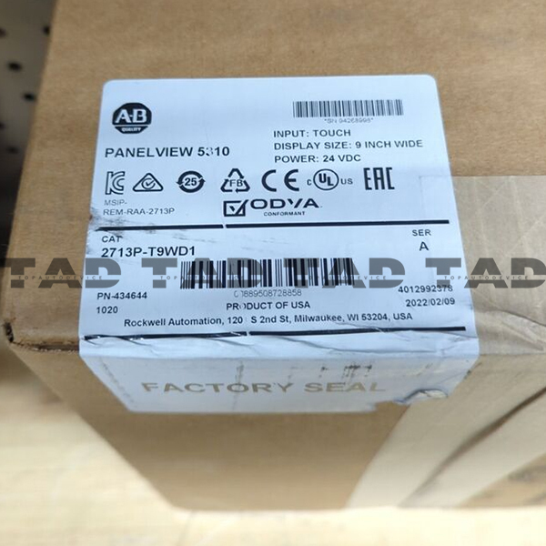 Allen-Bradley 2713P-T9WD1 PanelView 5310 Graphic Terminal