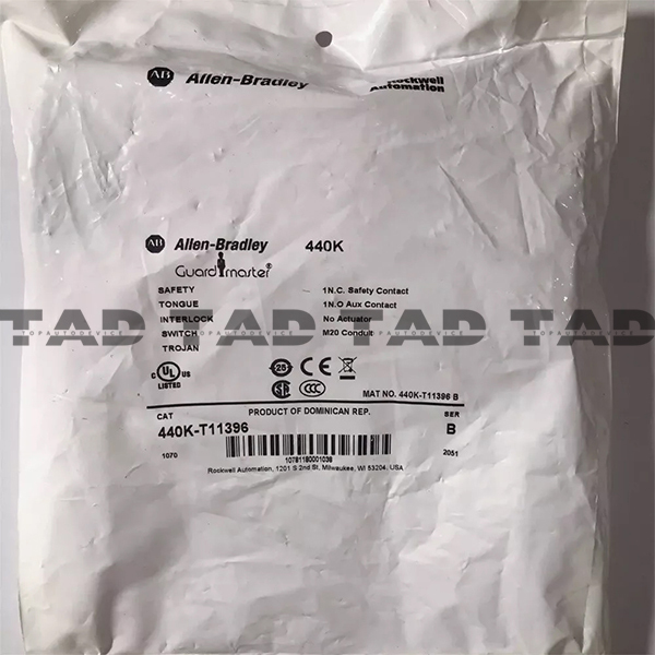 Allen-Bradley 440K-T11396 Guardmaster Trojan T15 Tongue Interlock