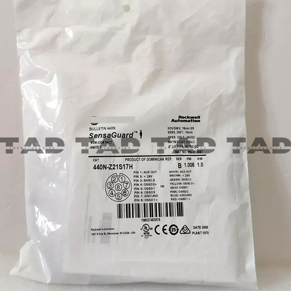 Allen-Bradley 440N-Z21S17H Guardmaster Non Contact Switch