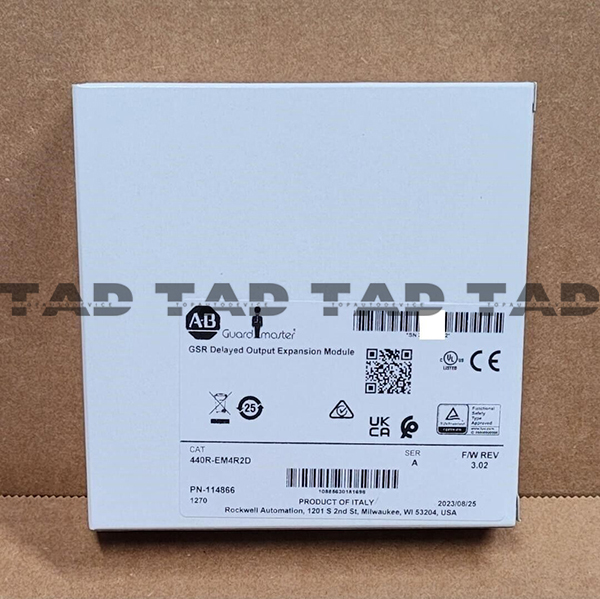 Allen-Bradley 440R-EM4R2D GSR Delayed Output Expansion Module