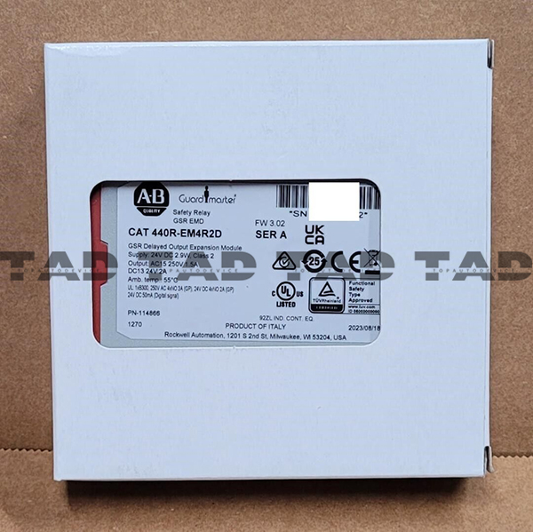 Allen-Bradley 440R-EM4R2D GSR Delayed Output Expansion Module