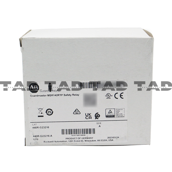 Allen-Bradley 440R-G23216 Guardmaster MSR142RTP Safety Relay