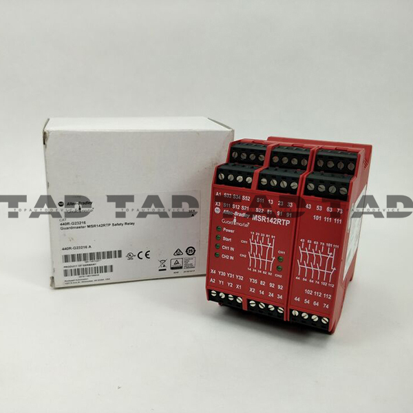 Allen-Bradley 440R-G23216 Guardmaster MSR142RTP Safety Relay