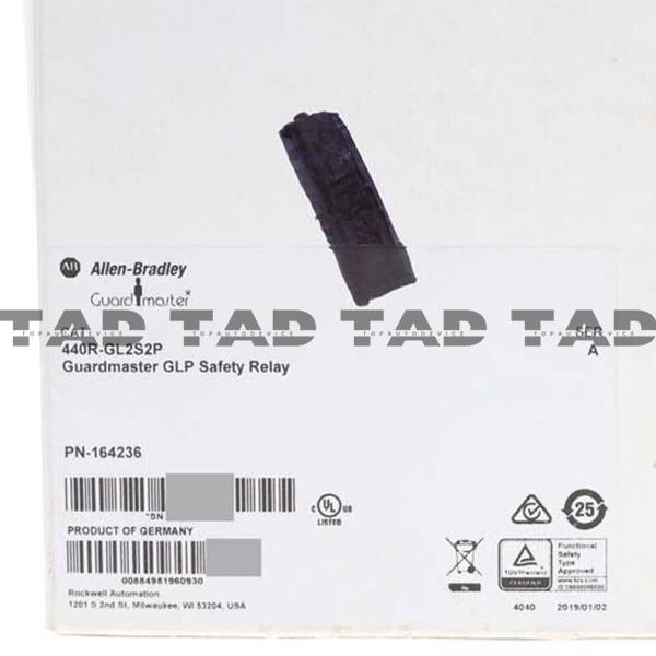 Allen-Bradley 440R-GL2S2P Guardmaster GLP Safety Relay
