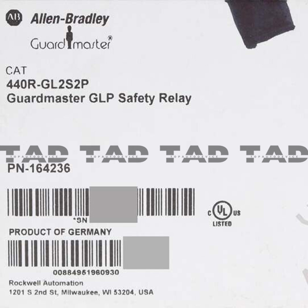 Allen-Bradley 440R-GL2S2P Guardmaster GLP Safety Relay