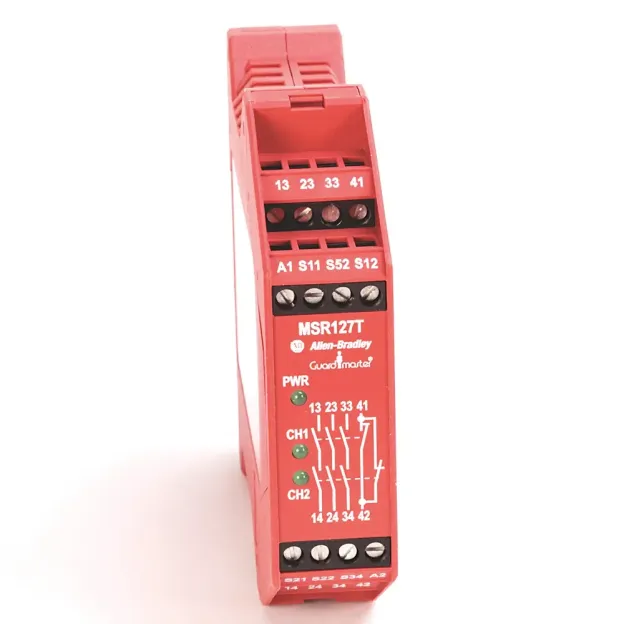 Allen-Bradley 440R-N23132 Guardmaster MSR127TP Safety Relay