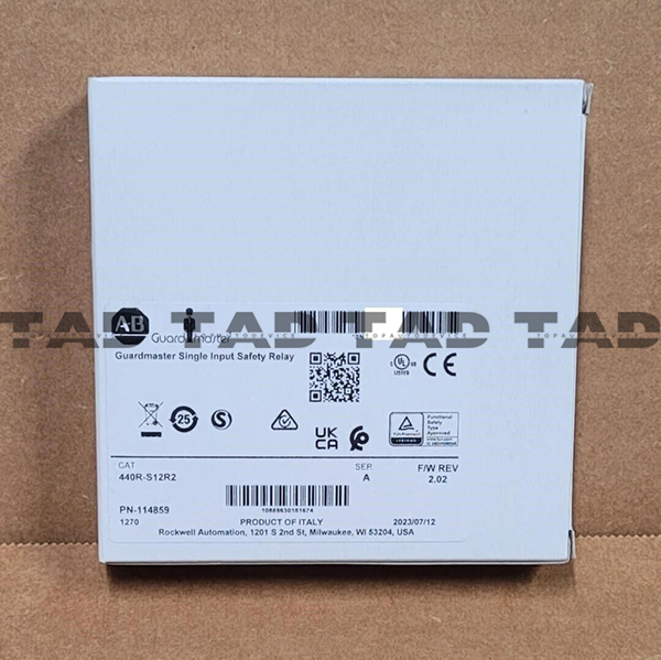 Allen-Bradley 440R-S12R2 Guardmaster Single Input Safety Relay