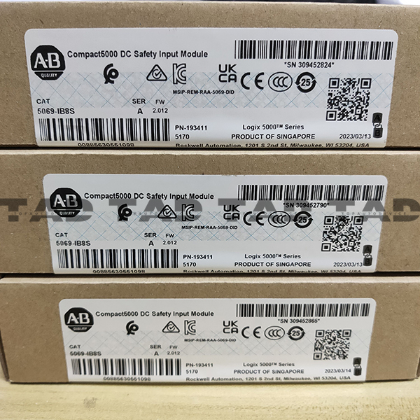 Allen-Bradley 5069-IB8S Compact5000 DC Safety Input Module