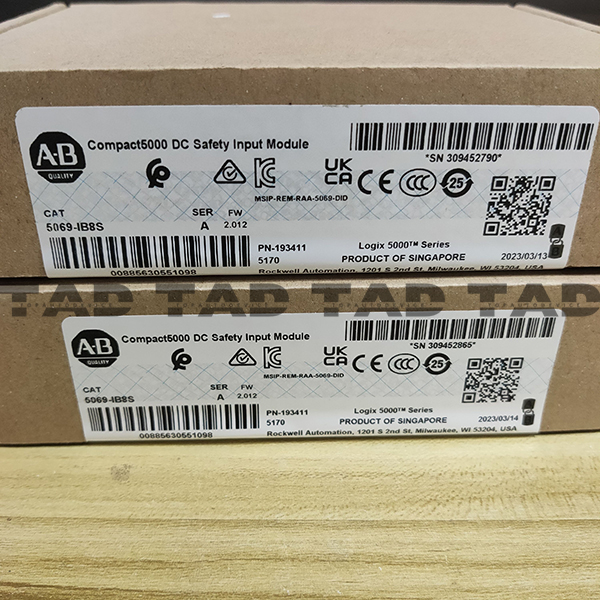 Allen-Bradley 5069-IB8S Compact5000 DC Safety Input Module