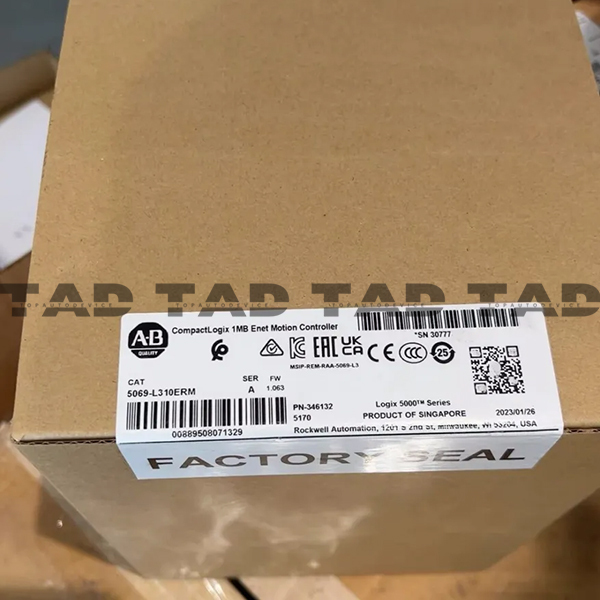 Allen-Bradley 5069-L310ERM CompactLogix 1MB Enet Motion Controller