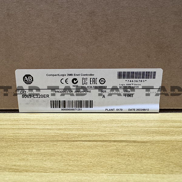 Allen-Bradley 5069-L320ER CompactLogix 2MB Enet Controller