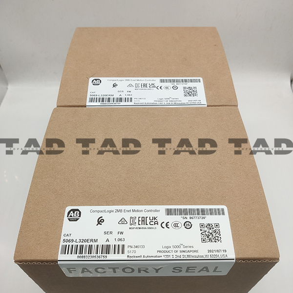 Allen-Bradley 5069-L320ERM CompactLogix 2MB Enet Motion Controller