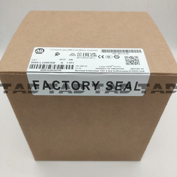 Allen-Bradley 5069-L320ERM CompactLogix 2MB Enet Motion Controller