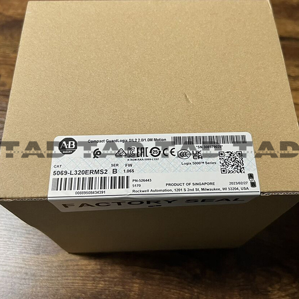 Allen-Bradley 5069-L320ERMS2 Compact GuardLogix SIL2 2.0/1.0M Motion