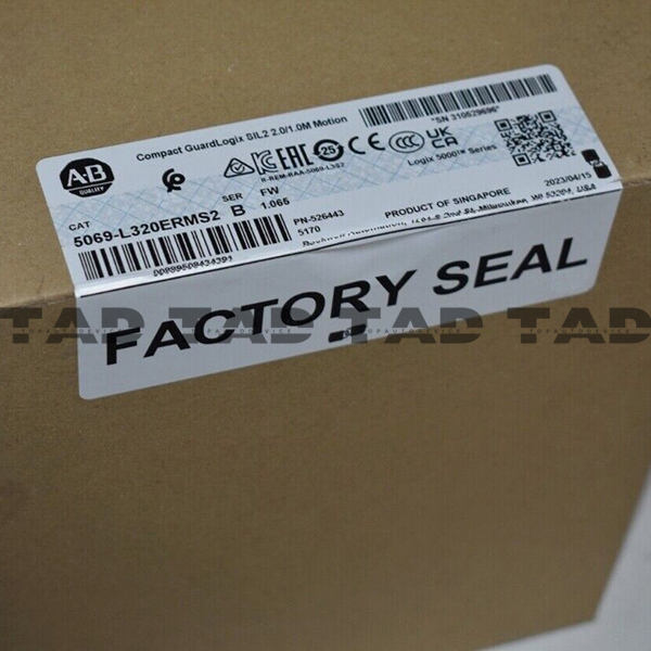 Allen-Bradley 5069-L320ERMS2 Compact GuardLogix SIL2 2.0/1.0M Motion