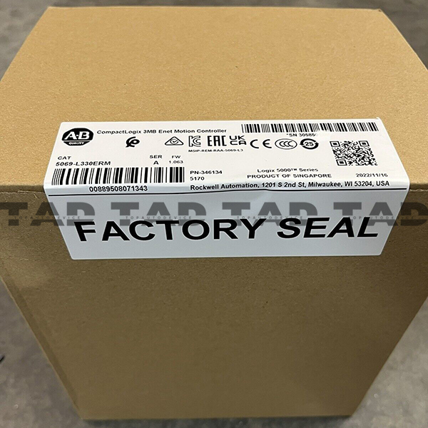 Allen-Bradley 5069-L330ERM CompactLogix 3MB Enet Motion Controller
