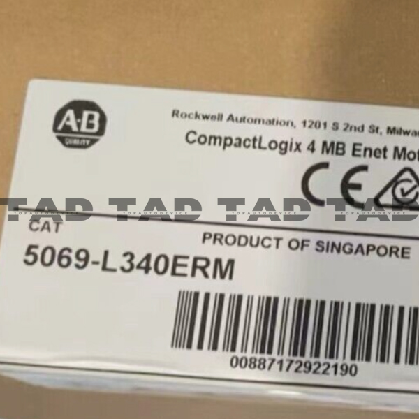 Allen-Bradley 5069-L340ERM CompactLogix 4 MB Enet Motion Controller