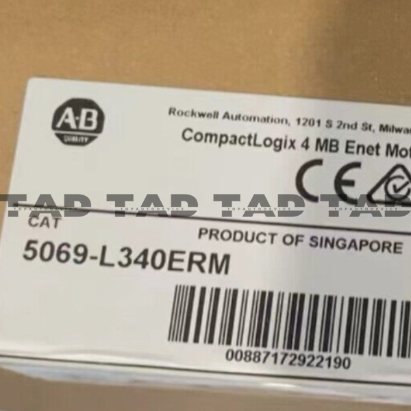 Allen-Bradley 5069-L340ERM CompactLogix 4 MB Enet Motion Controller