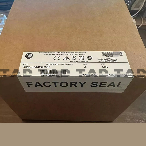 Allen-Bradley 5069-L340ERMS2 Compact GuardLogix SIL2 4.0/2.0M Motion