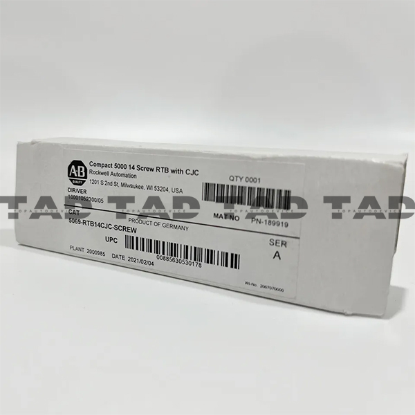 Allen-Bradley 5069-RTB14CJC-SCREW Compact 5000 14 Screw RTB with CJC