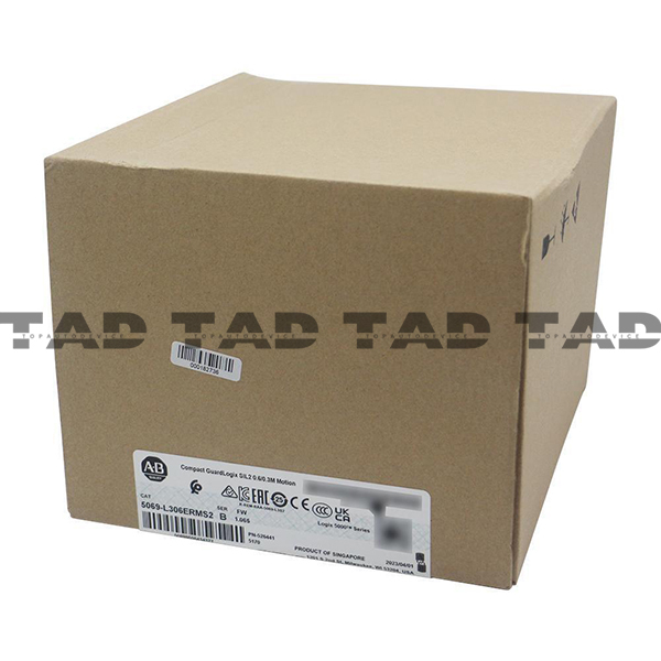 Allen-Bradley 5069-L306ERMS2 Compact GuardLogix SIL2 0.6/0.3M Motion