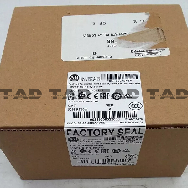 Allen-Bradley 5094-RTB3W 5094 RTB Relay Screw