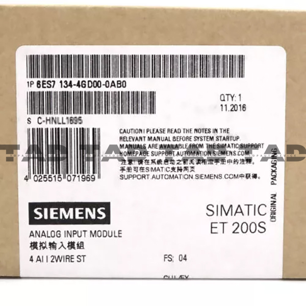 SIEMENS 6ES7 134-4GD00-0AB0