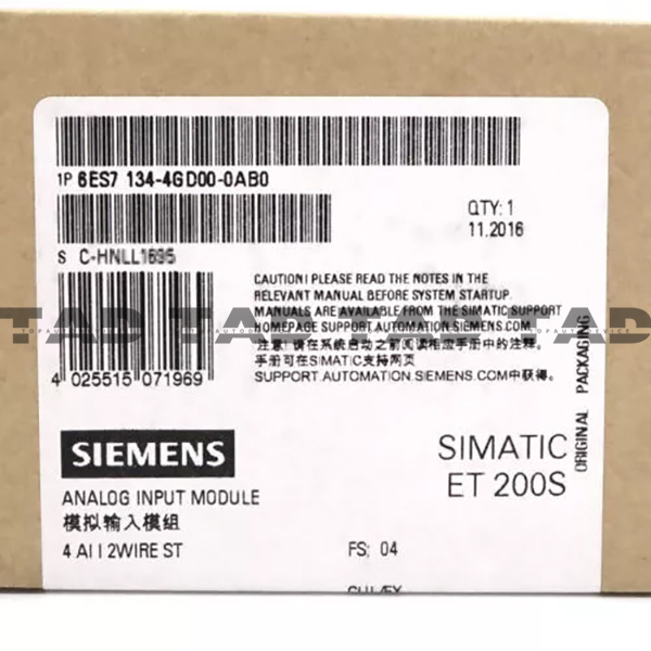 SIEMENS 6ES7 134-4GD00-0AB0