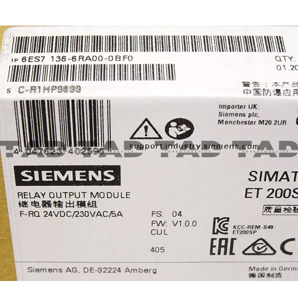 SIEMENS 6ES7 136-6RA00-0BF0
