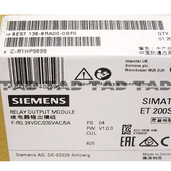 SIEMENS 6ES7 136-6RA00-0BF0