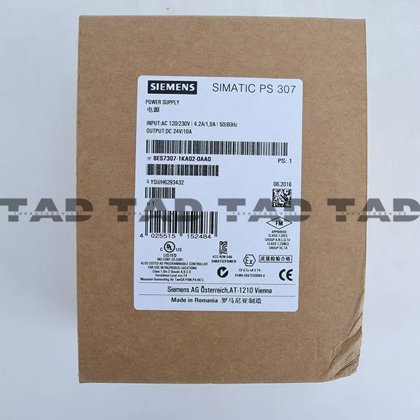 SIEMENS 6ES7 307-1KA02-0AA0