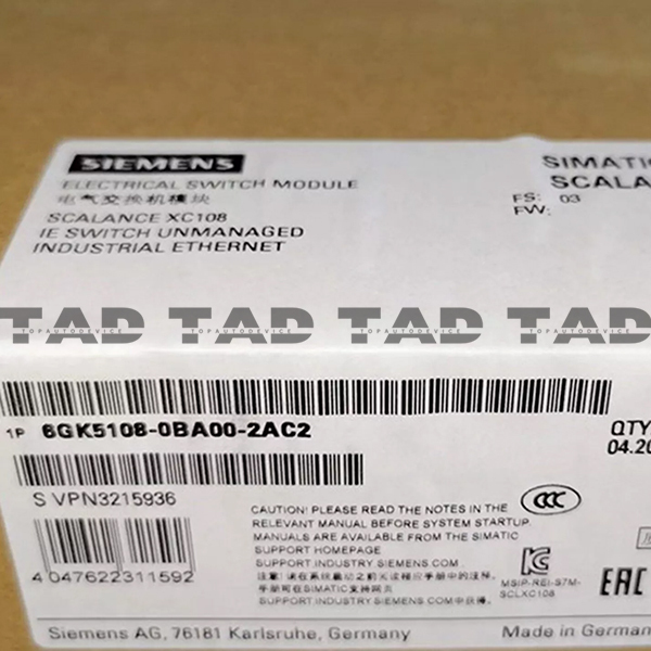 SIEMENS 6GK5108-0BA00-2AC2