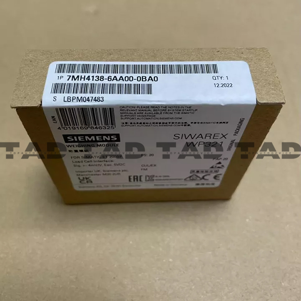 SIEMENS 7MH4138-6AA00-0BA0