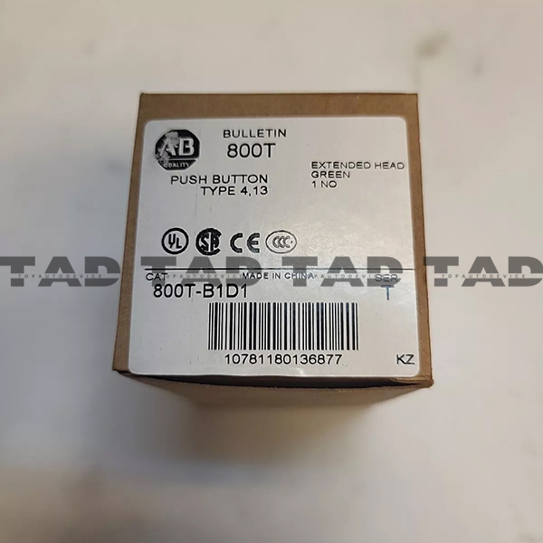 Allen-Bradley 800T-B1D1 30mm Momentary Push Button 800T PB