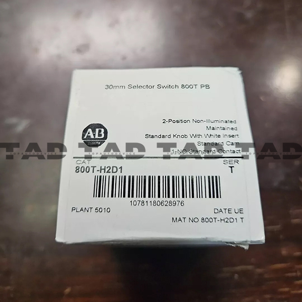 Allen-Bradley 800T-H2D1 30mm Selector Switch 800T PB