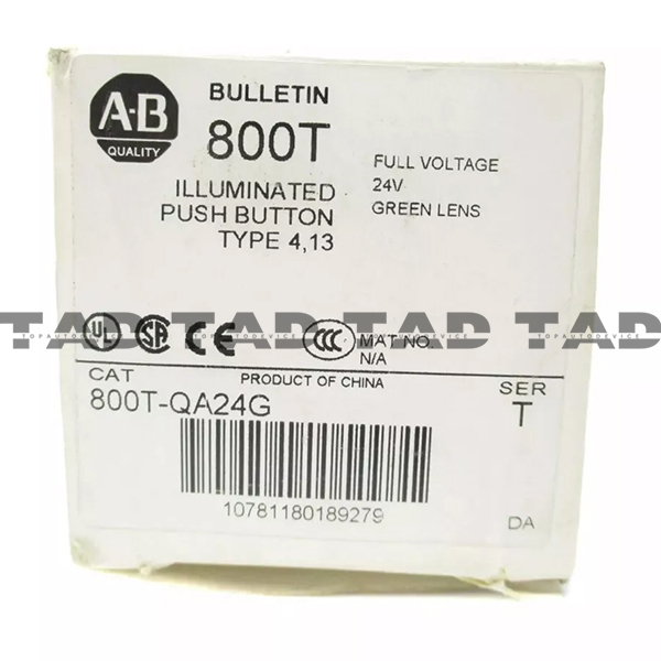 Allen-Bradley 800T-QA24G 30mm Momentary Push Button 800T PB